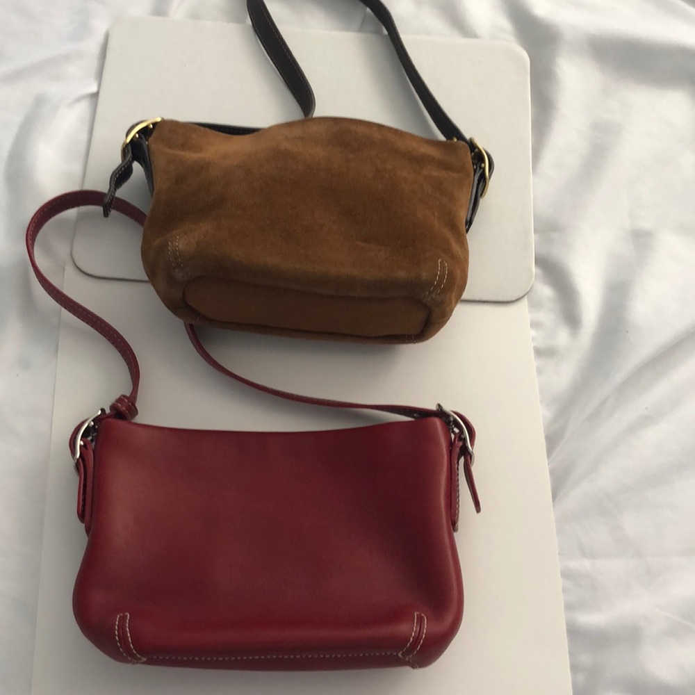 2 mini coach bags
